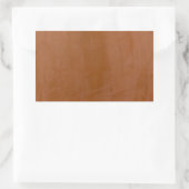 Solides Tangerine Rechteckiger Aufkleber (Tasche)