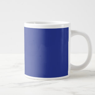 Solides tiefblaues Hintergrundbild Kühnes minima Jumbo-Tasse