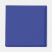 Solides tiefblaues Hintergrundbild | Kühnes minima Magnet (Vorne)
