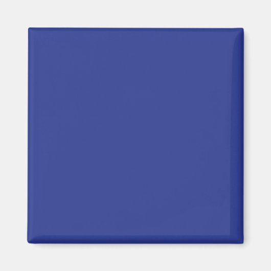 Solides tiefblaues Hintergrundbild | Kühnes minima Magnet (Vorne)
