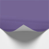 Solides Ultra Violett Lila Geschenkpapier (Ecke)