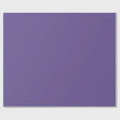 Solides Ultra Violett Lila Geschenkpapier (Flach)