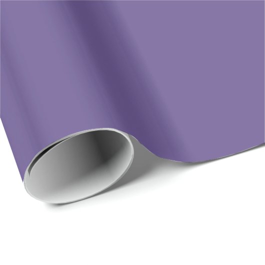 Solides Ultra Violett Lila Geschenkpapier (Rolleneckpunkt)