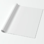 Solides Weißes Anpassbares Verpackungspapier Geschenkpapier (Ungerollt)