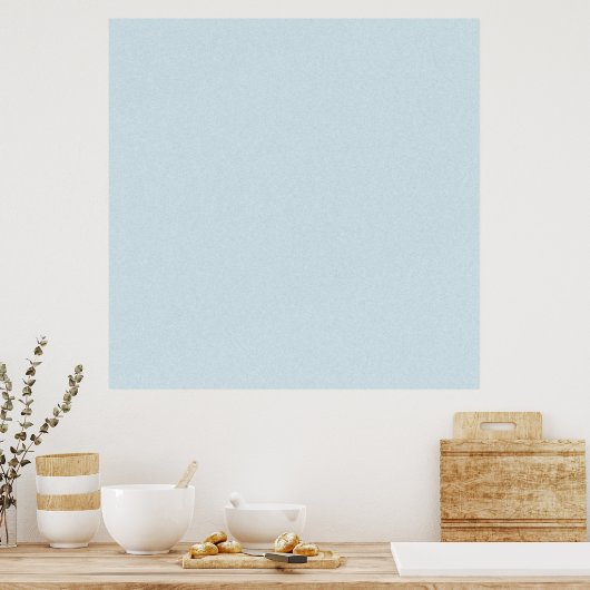 SOLIDR LIGHT BABY BLUE SOLID FARBE HINTERGRUND WAL POSTER (Küche)