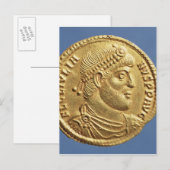 Solidus, Julian, der Apostati, drapiert Postkarte (Vorne/Hinten)