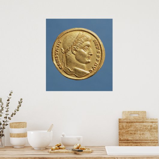 Solidus of Constantine I Poster (Küche)