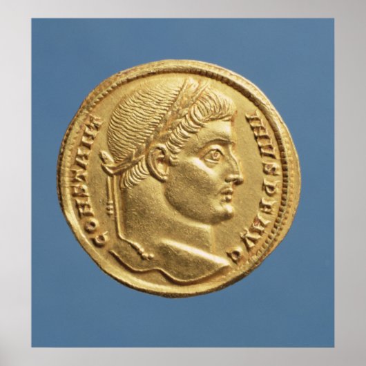 Solidus of Constantine I Poster (Vorne)