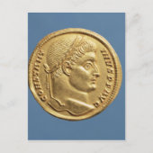 Solidus of Constantine I Postkarte (Vorderseite)