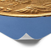 Solidus of Constantine II Caesar cuirassed Poster (Ecke)