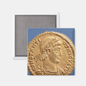 Solidus of Constantinius II Magnet (Vorderseite/Rückseite)