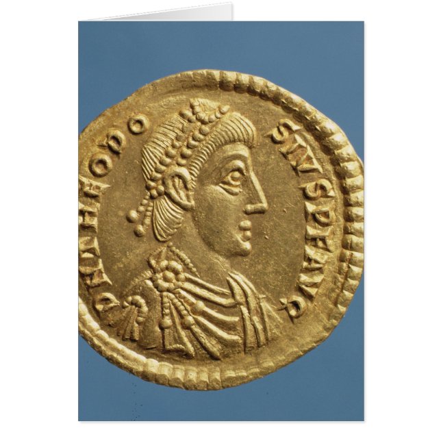 Solidus of Theodosius I the Great draped (Vorne)