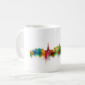 Solihull England Skyline Kaffeetasse (Vorderseite Links)
