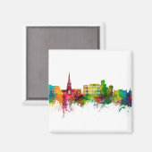 Solihull England Skyline Magnet (Vorderseite/Rückseite)