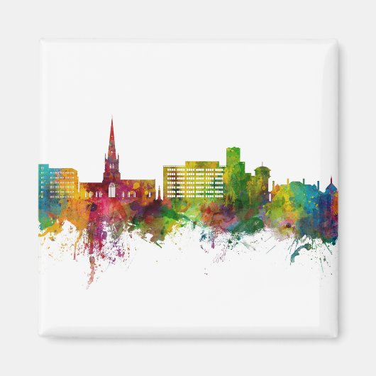 Solihull England Skyline Magnet (Vorne)
