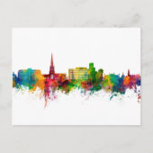 Solihull England Skyline Postkarte (Vorderseite)