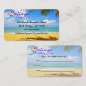 Solimar TagesWellness-Center-Geschäfts-Karten Terminkarte (Vorne/Hinten)