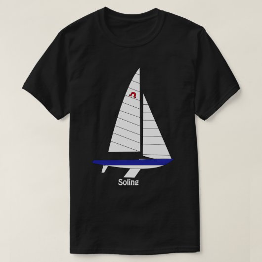 Soling International Keelboat Racing Class T-Shirt (Design vorne)