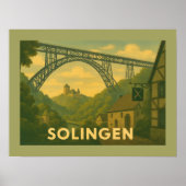 Solingen Deutschland Stadt Kunst Poster (Vorne)