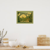 Solingen Deutschland Stadt Kunst Poster (Küche)
