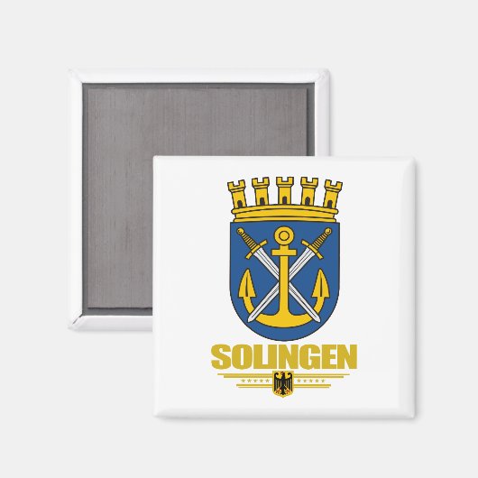 Solingen Magnet (Vorderseite/Rückseite)