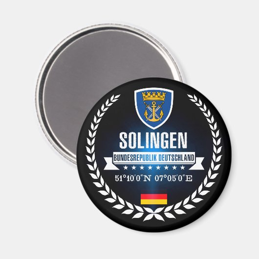 Solingen Magnet (Vorderseite/Rückseite)