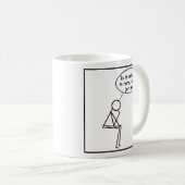 Solipsistic Stock-Denker-Tasse Kaffeetasse (VorderseiteRechts)