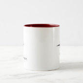 Solis Invicti Blut-Trinker-Tasse Zweifarbige Tasse (Mittel)