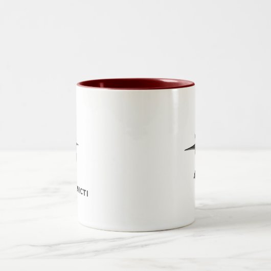 Solis Invicti Blut-Trinker-Tasse Zweifarbige Tasse (Mittel)