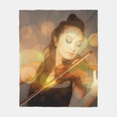 Solistin-Instrument Fleecedecke (Vorderseite)