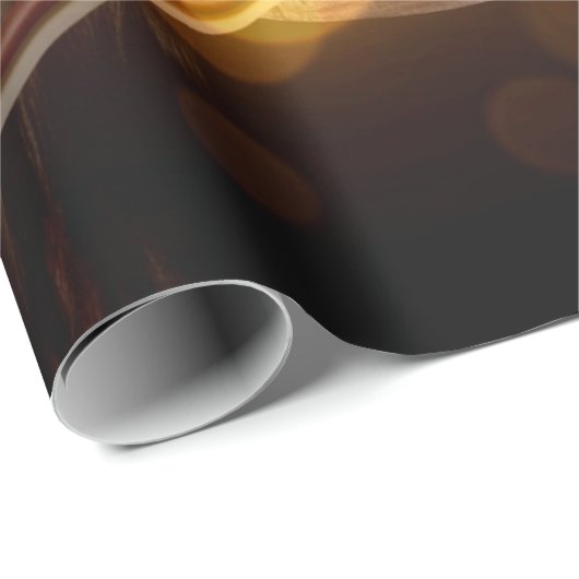 Solistin-Instrument Geschenkpapier (Rolleneckpunkt)