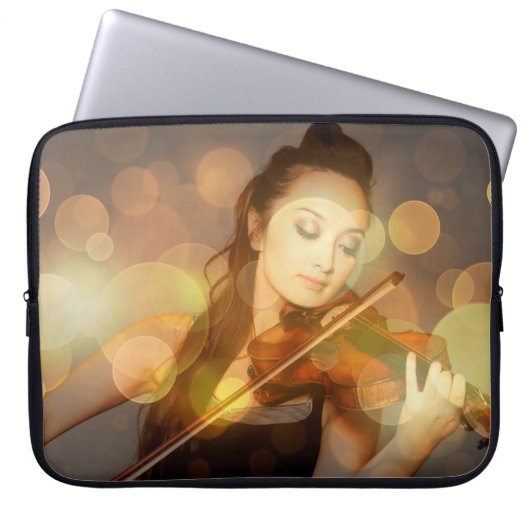 Solistin-Instrument Laptopschutzhülle (Vorderseite)