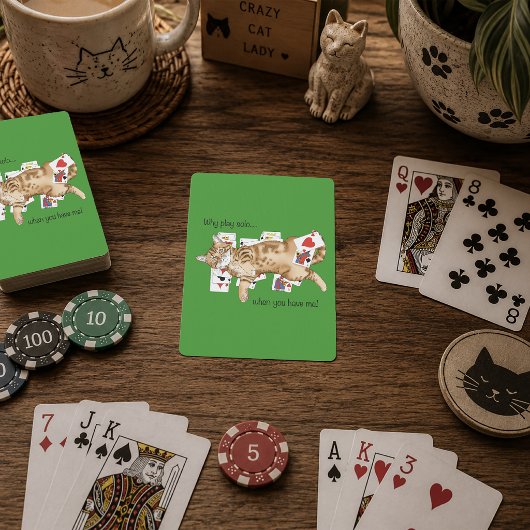 Solitaire Game Cards Cat Spielkarten