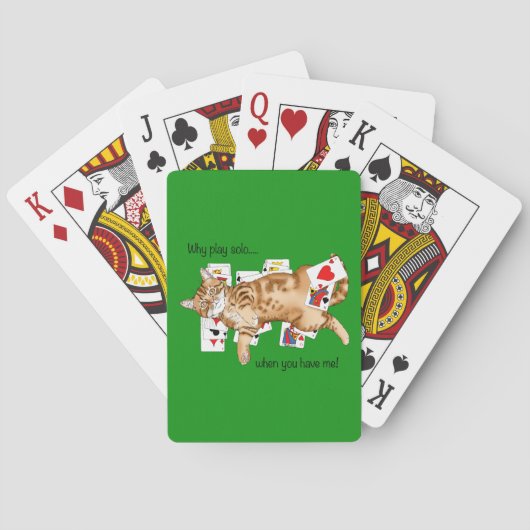 Solitaire Game Cards Cat Spielkarten (Rückseite)