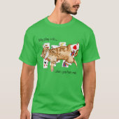 Solitaire Game Cards Cat T-Shirt (Vorderseite)