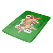 Solitaire Games Cards Cat Badematte (Schrägansicht)