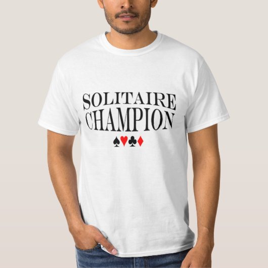 Solitaire-Meister T-Shirt (Vorderseite)