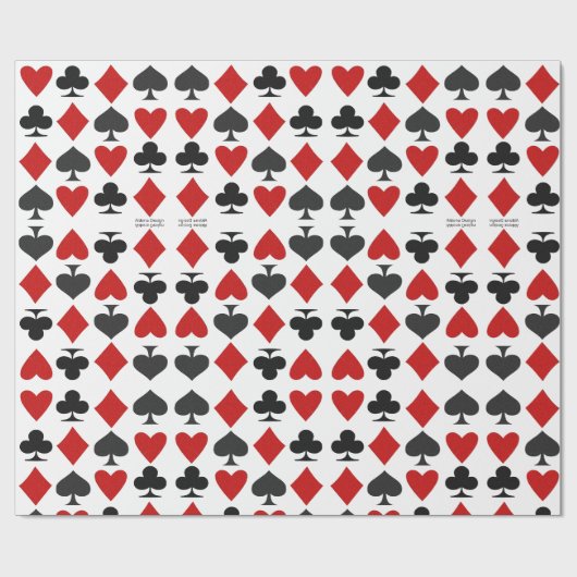 Solitaire Muster Geschenkpapier (Flach)