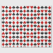 Solitaire-Muster-Geschenkverpackungspapier Geschenkpapier (Flach)
