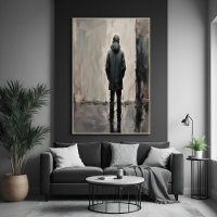 Solitaire Reflektion - Minimalistische Kunst