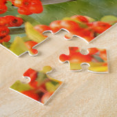 Solitaire Songbird von Townsend auf der Pyracantha Puzzle (Seite)