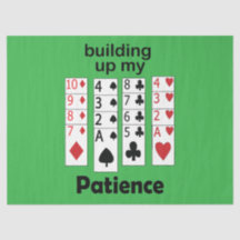 Solitaire-Spiel, das meine Geduld aufbaut, lustige