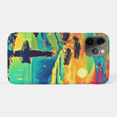 Solitärbild bei Sonnenuntergang Case-Mate iPhone Hülle (Rückseite (Horizontal))