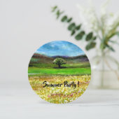 SOLITÄRISCHER BAUM IM BEREICH DER GELBEN BLUME SOM EINLADUNG (Stehend Vorderseite)