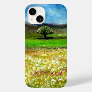 SOLITÄRISCHER BAUM IM BEREICH DER GELBEN BLUME, TU Case-Mate iPhone HÜLLE