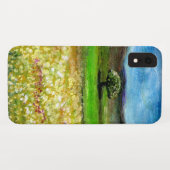 SOLITÄRISCHER BAUM IM BEREICH DER GELBEN BLUME, TU Case-Mate iPhone HÜLLE (Rückseite (Horizontal))