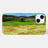 SOLITÄRISCHER BAUM IM BEREICH DER GELBEN BLUME, TU Case-Mate iPhone HÜLLE (Rückseite (Horizontal))
