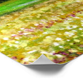 SOLITÄRISCHER BAUM IM BEREICH DER GELBEN BLUME, TU POSTER (Ecke)