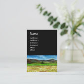 SOLITÄRISCHER BAUM IM BEREICH DER GELBEN BLUME, TU VISITENKARTE (Stehend Vorderseite)