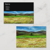 SOLITÄRISCHER BAUM IM BEREICH DER GELBEN BLUME, TU VISITENKARTE (Vorne/Hinten)